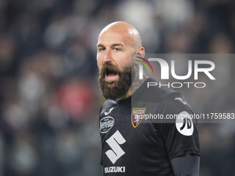 Torino goalkeeper Vanja Milinkovic-Savic (32) participates in the Serie A football match number 12, Juventus versus Torino, at the Allianz S...