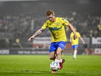 RKC midfielder Richard van der Venne plays during the match between RKC and NEC at the Mandemakers Stadium in Waalwijk, Netherlands, on Nove...