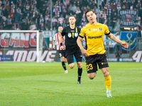 Marcin Wasielewski participates in the game between KS Cracovia and GKS Katowice in Krakow, Poland, on November 9, 2024. This is a PKO BP Ek...