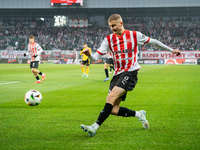 David Olafsson participates in the game between KS Cracovia and GKS Katowice in Krakow, Poland, on November 9, 2024. This is a PKO BP Ekstra...