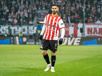 Ajdin Hasic participates in the game between KS Cracovia and GKS Katowice in Krakow, Poland, on November 9, 2024. This is a PKO BP Ekstrakla...