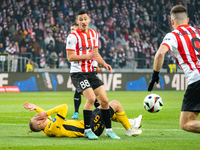 Patryk Sokolowski participates in the game between KS Cracovia and GKS Katowice in Krakow, Poland, on November 9, 2024. This is a PKO BP Eks...