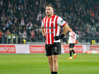 Benjamin Kallman participates in the game between KS Cracovia and GKS Katowice in Krakow, Poland, on November 9, 2024. This is a PKO BP Ekst...