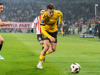 Borja Galan participates in the game between KS Cracovia and GKS Katowice in Krakow, Poland, on November 9, 2024. This is a PKO BP Ekstrakla...