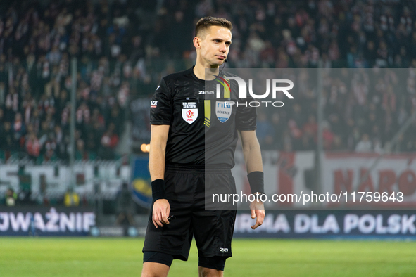 During the game between KS Cracovia and GKS Katowice in Krakow, Poland, on November 9, 2024, a PKO BP Ekstraklasa, Polish football league ma...