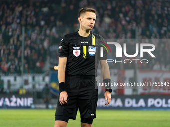 During the game between KS Cracovia and GKS Katowice in Krakow, Poland, on November 9, 2024, a PKO BP Ekstraklasa, Polish football league ma...