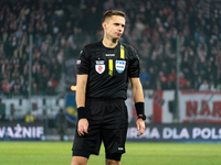 During the game between KS Cracovia and GKS Katowice in Krakow, Poland, on November 9, 2024, a PKO BP Ekstraklasa, Polish football league ma...