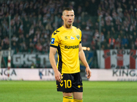 Mateusz Mak participates in the game between KS Cracovia and GKS Katowice in Krakow, Poland, on November 9, 2024. This is a PKO BP Ekstrakla...