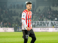 Mateusz Bochniak participates in the game between KS Cracovia and GKS Katowice in Krakow, Poland, on November 9, 2024. This is a PKO BP Ekst...