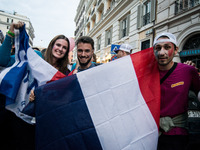 A parade of Erasmus students takes place in the center of Rome, Italy, on November 9, 2024, to highlight multiculturalism and international...