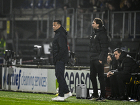 RKC trainer Henk Fraser is present during the match between RKC and NEC at the Mandemakers Stadium in Waalwijk, Netherlands, on November 9,...