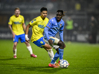 NEC defender Brayann Pereira plays during the match between RKC and NEC at the Mandemakers Stadium in Waalwijk, Netherlands, on November 9,...