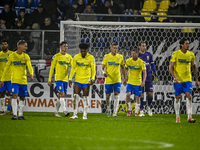 Players of RKC are disappointed after the goal of NEC during the match RKC - NEC at the Mandemakers Stadium in Waalwijk, Netherlands, on Nov...