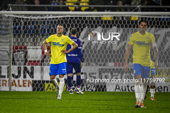 Players of RKC are disappointed after the goal of NEC during the match RKC - NEC at the Mandemakers Stadium in Waalwijk, Netherlands, on Nov...