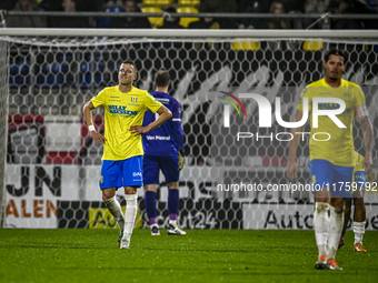 Players of RKC are disappointed after the goal of NEC during the match RKC - NEC at the Mandemakers Stadium in Waalwijk, Netherlands, on Nov...