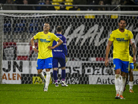 Players of RKC are disappointed after the goal of NEC during the match RKC - NEC at the Mandemakers Stadium in Waalwijk, Netherlands, on Nov...