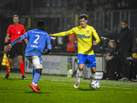 RKC defender Luuk Wouters plays during the match between RKC and NEC at the Mandemakers Stadium in Waalwijk, Netherlands, on November 9, 202...