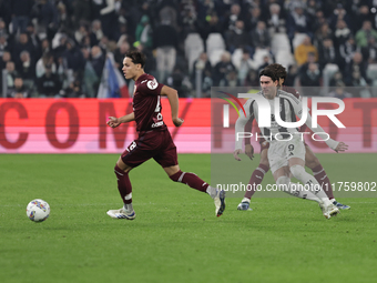 Samuele Ricci participates in the Serie A 2024-2025 match between Juventus and Torino in Turin, Italy, on November 9, 2024. (