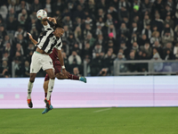 Khephren Thuram participates in the Serie A 2024-2025 match between Juventus and Torino in Turin, Italy, on November 9, 2024. (