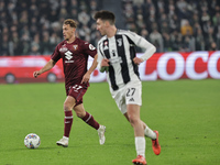 Mergim Vojvoda participates in the Serie A 2024-2025 match between Juventus and Torino in Turin, Italy, on November 9, 2024. (