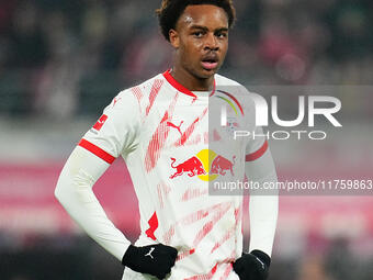 Assan Ouedraogo of Leipzig  looks on during the Bundesliga match between RB Leipzig and Borussia Mönchengladbach at Red Bull arena, Leipzig,...