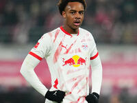 Assan Ouedraogo of Leipzig  looks on during the Bundesliga match between RB Leipzig and Borussia Mönchengladbach at Red Bull arena, Leipzig,...