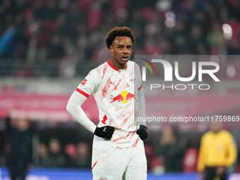 Assan Ouedraogo of Leipzig  looks on during the Bundesliga match between RB Leipzig and Borussia Mönchengladbach at Red Bull arena, Leipzig,...