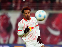 Assan Ouedraogo of Leipzig  looks on during the Bundesliga match between RB Leipzig and Borussia Mönchengladbach at Red Bull arena, Leipzig,...