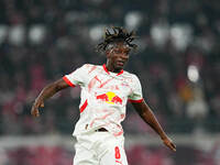 Amadou Haidara of Leipzig  looks on during the Bundesliga match between RB Leipzig and Borussia Mönchengladbach at Red Bull arena, Leipzig,...