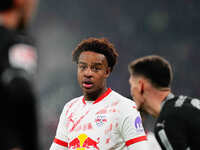 Assan Ouedraogo of Leipzig  looks on during the Bundesliga match between RB Leipzig and Borussia Mönchengladbach at Red Bull arena, Leipzig,...