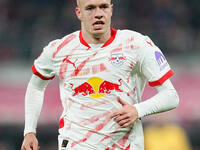 Arthur Vermeeren of Leipzig  looks on during the Bundesliga match between RB Leipzig and Borussia Mönchengladbach at Red Bull arena, Leipzig...