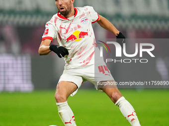 Kevin Kampl of Leipzig  controls the ball during the Bundesliga match between RB Leipzig and Borussia Mönchengladbach at Red Bull arena, Lei...