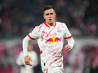 Christoph Baumgartner of Leipzig  looks on during the Bundesliga match between RB Leipzig and Borussia Mönchengladbach at Red Bull arena, Le...