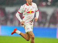 Christoph Baumgartner of Leipzig  looks on during the Bundesliga match between RB Leipzig and Borussia Mönchengladbach at Red Bull arena, Le...