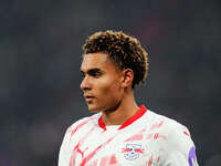 Antonio Nusa of Leipzig  looks on during the Bundesliga match between RB Leipzig and Borussia Mönchengladbach at Red Bull arena, Leipzig, Ge...