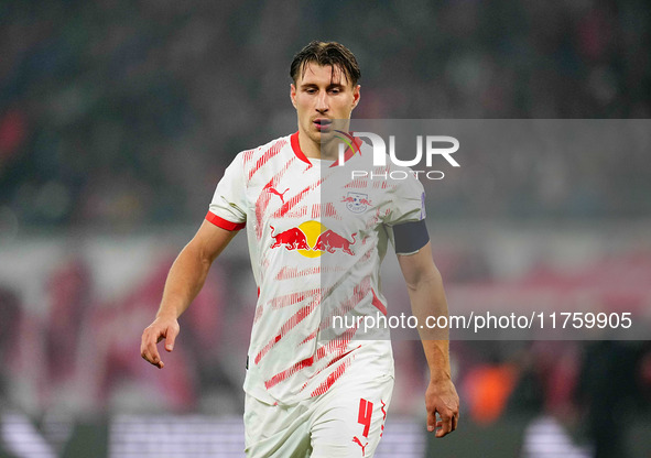 Willi Orban of Leipzig  looks on during the Bundesliga match between RB Leipzig and Borussia Mönchengladbach at Red Bull arena, Leipzig, Ger...