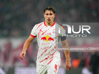 Willi Orban of Leipzig  looks on during the Bundesliga match between RB Leipzig and Borussia Mönchengladbach at Red Bull arena, Leipzig, Ger...