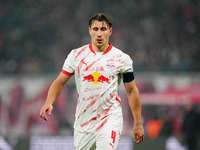 Willi Orban of Leipzig  looks on during the Bundesliga match between RB Leipzig and Borussia Mönchengladbach at Red Bull arena, Leipzig, Ger...