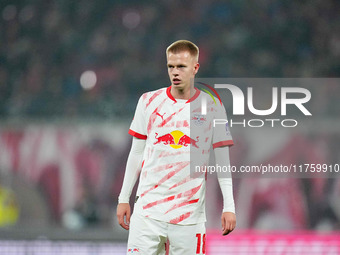 Arthur Vermeeren of Leipzig  looks on during the Bundesliga match between RB Leipzig and Borussia Mönchengladbach at Red Bull arena, Leipzig...