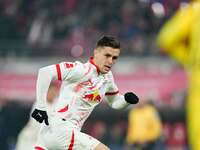 Christoph Baumgartner of Leipzig  looks on during the Bundesliga match between RB Leipzig and Borussia Mönchengladbach at Red Bull arena, Le...