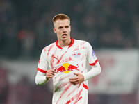 Arthur Vermeeren of Leipzig  looks on during the Bundesliga match between RB Leipzig and Borussia Mönchengladbach at Red Bull arena, Leipzig...