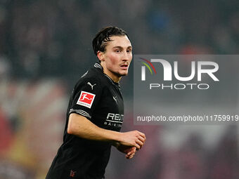 Rocco Reitz of Borussia Monchengladbach  looks on during the Bundesliga match between RB Leipzig and Borussia Mönchengladbach at Red Bull ar...