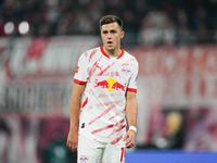 Christoph Baumgartner of Leipzig  looks on during the Bundesliga match between RB Leipzig and Borussia Mönchengladbach at Red Bull arena, Le...