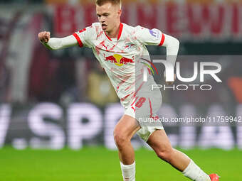 Arthur Vermeeren of Leipzig  controls the ball during the Bundesliga match between RB Leipzig and Borussia Mönchengladbach at Red Bull arena...