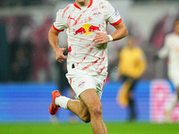 Christoph Baumgartner of Leipzig  looks on during the Bundesliga match between RB Leipzig and Borussia Mönchengladbach at Red Bull arena, Le...