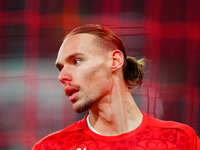 Maarten Vandevoordt of Leipzig  looks on during the Bundesliga match between RB Leipzig and Borussia Mönchengladbach at Red Bull arena, Leip...