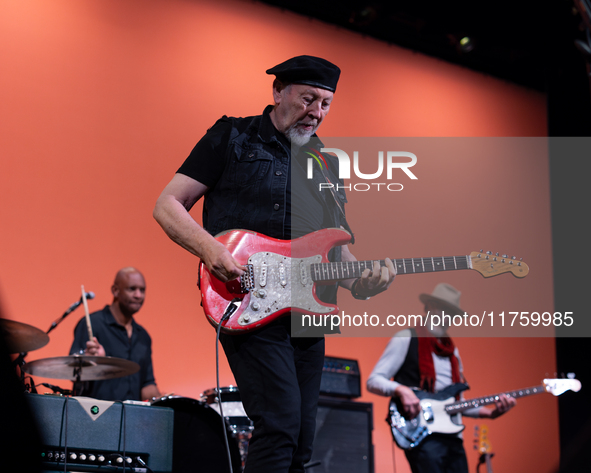 Richard Thompson performs at The Center for the Arts in Grass Valley, Calif., on November 6, 2024. 