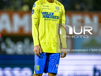 RKC defender Liam van Gelderen plays during the match between RKC and NEC at the Mandemakers Stadium in Waalwijk, Netherlands, on November 9...