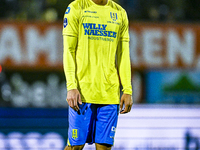 RKC defender Liam van Gelderen plays during the match between RKC and NEC at the Mandemakers Stadium in Waalwijk, Netherlands, on November 9...