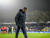 RKC trainer Henk Fraser is present during the match between RKC and NEC at the Mandemakers Stadium for the 2024-2025 season in Waalwijk, Net...